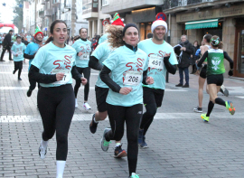 Reinosa se volc� con la San Silvestre Solidaria