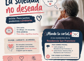 La Residencia San Francisco impulsa un proyecto de correspondencia de cartas para sensibilizar sobre la soledad no deseada
