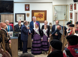La Esperanza puso la nota musical y tradicional a la fiesta de la Bien Aparecida del Centro Regional Monta��s de Burgos