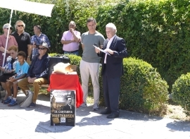 Las Rozas de Valdearroyo recupera la memoria de Victoriano Estalayo, asesinado en el campo de concentraci�n nazi de Gusen