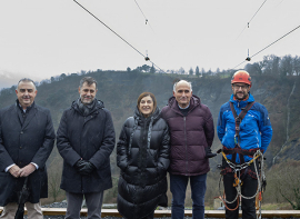La tirolina de Soba entrar� en funcionamiento en la primavera de este a�o