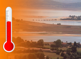 Toda Cantabria, a excepción del litoral, está hoy en aviso naranja por altas temperaturas