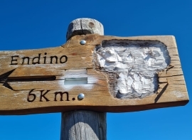 Vandalismo contra las seales de los senderos campurrianos
