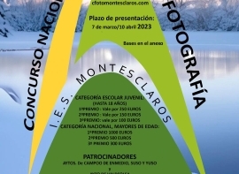El VII Concurso Nacional de Fotografa del IES Montesclaros repartir 2.300 euros en premios