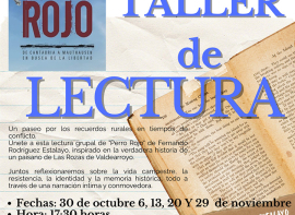 Villanueva de Las Rozas acoger� durante noviembre un taller de lectura sobre la obra �Perro rojo�