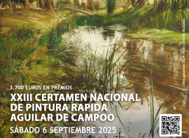 El XXIII Certamen Nacional de Pintura Rpida de Aguilar de Campoo repartir 3.700 euros en premios