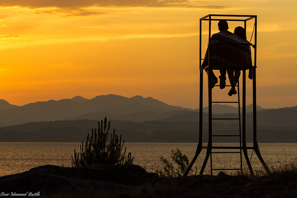 Despidiendo el atardecer
