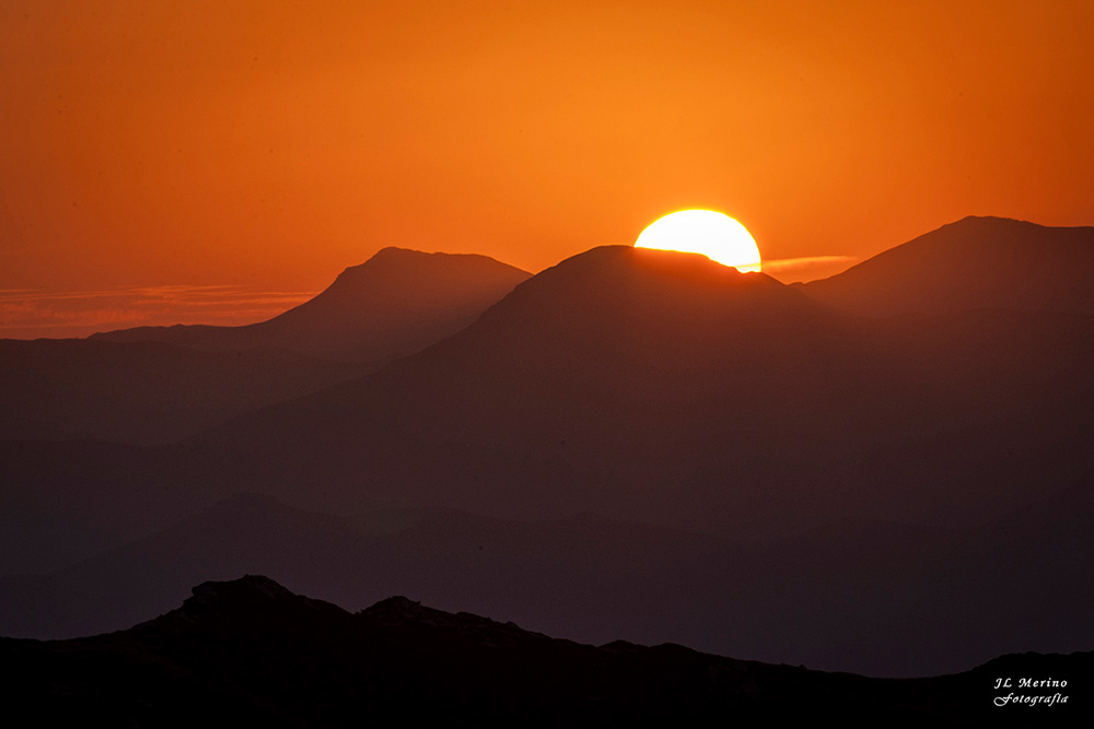 Las luces del atardecer