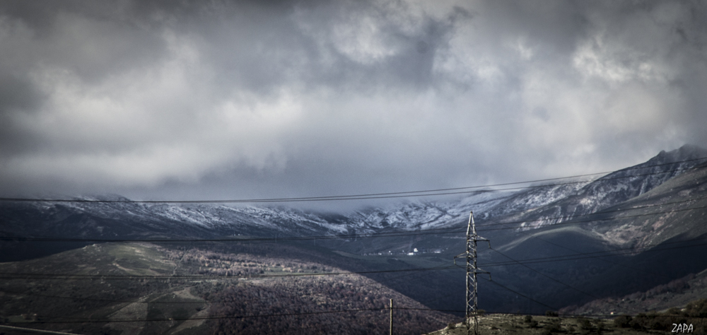 La nieve en las cumbres
