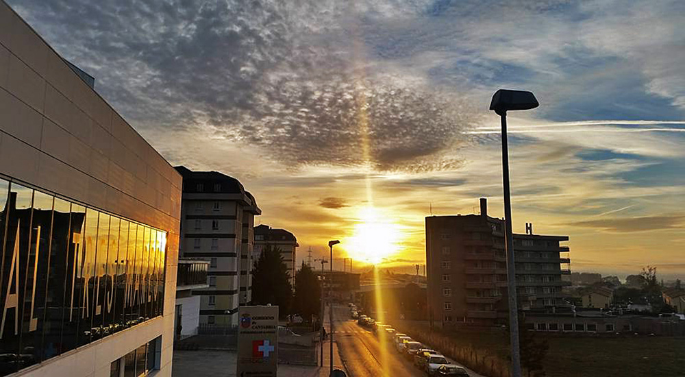 Los primeros rayos de sol