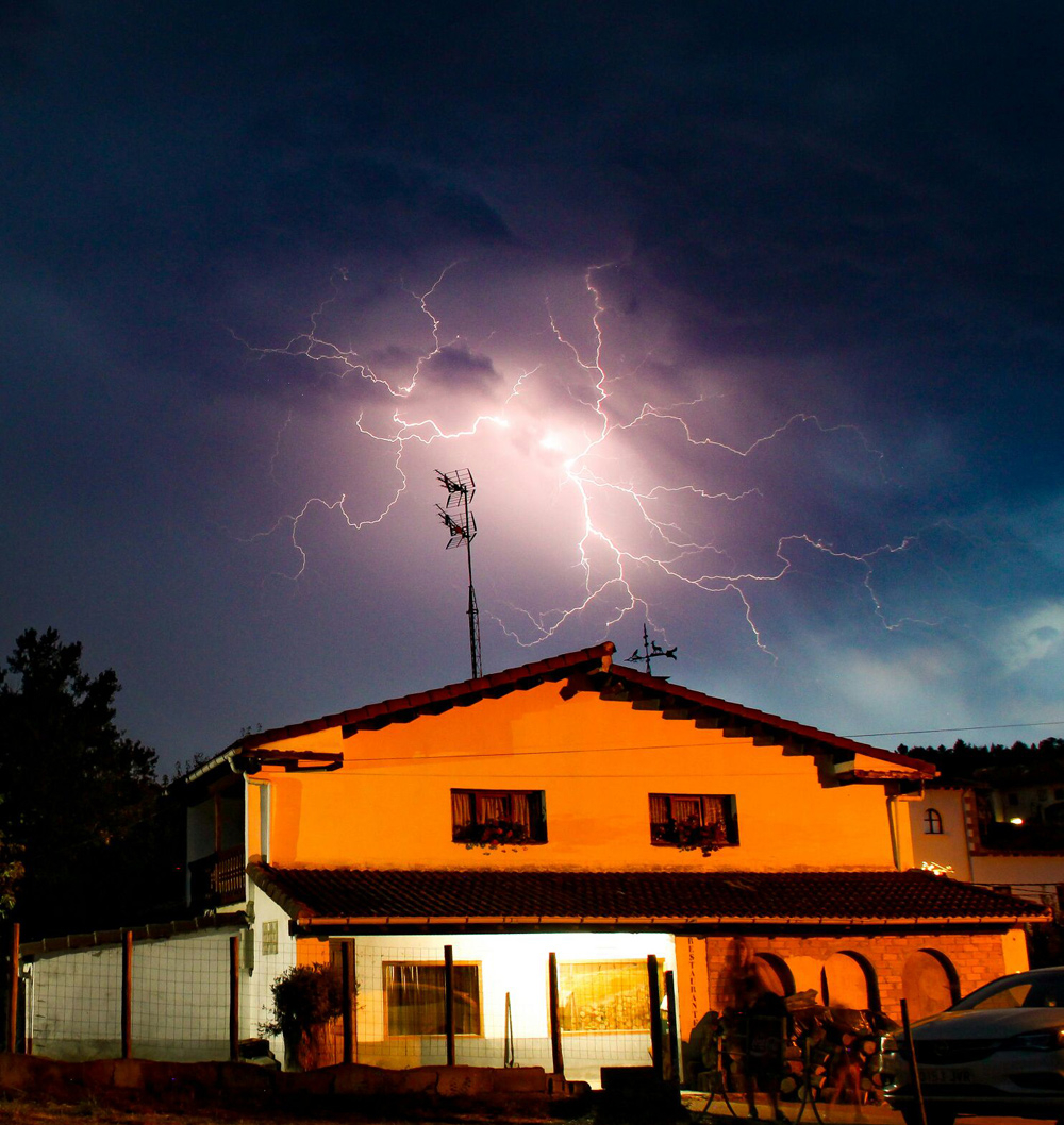 Rayos en Valderredible